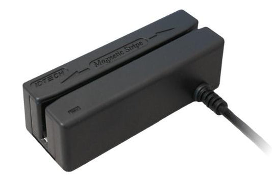 ID TECH, MINIMAG, MSR, TRACKS 1,2, AND 3, USB KEYBOARD EMULATION, BLACK,