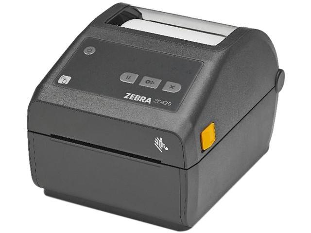 Zebra ZD420 4" Desktop Direct Thermal Label Printer, USB, USB Host, Modular Connectivity Slot, Bluetooth, Standard EZPL - ZD42042-D01W01EZ