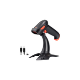 Tera Pro Fully Upgraded Wireless 2D QR Barcode Scanner with Stand