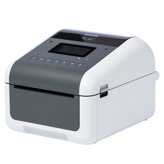 Brother TD4550DNWB 4.3” Desktop Wireless Network Thermal Printer, DT, 300dpi, USB/Serial/Ethernet LAN/Wi-Fi® WLAN/Bluetooth® BLE/MFi
