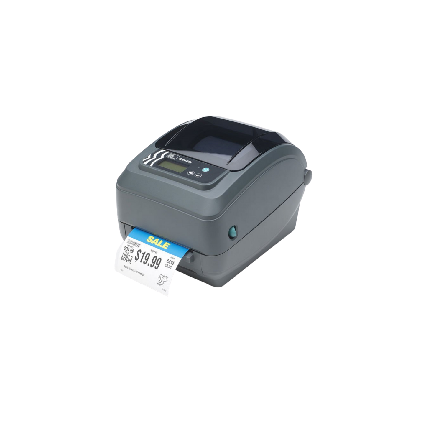 Zebra Ait, Gx420T, 203 Dpi, Thermal Transfer, Epl And Zpl, Usb, Serial, 10/100 Ethernet, 6Ft Usb Cable Included
