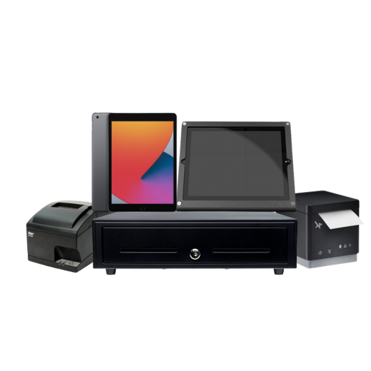Addmi Professional Bundle: iPad 10.2 inch 32GB WiFi, mC-Print3, Windfall Stand, Star Micronics CD3-1313 Cash Drawer, SP742