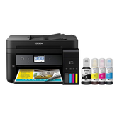 Epson WorkForce, ET-4750, EcoTank Wireless Color All-in-One Supertank Printer with Scanner, Copier, Fax and Ethernet