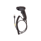 Honeywell 1250G, USB Kit, 1D, Black Scanner (1250G-2), No Presentation Stand, USB Type A 3M Coiled Cable (Cbl-500-300-C00) and Documentation