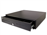 ION Cash Drawer 16x16 Black w/ Media Slot (Cable Not Included)